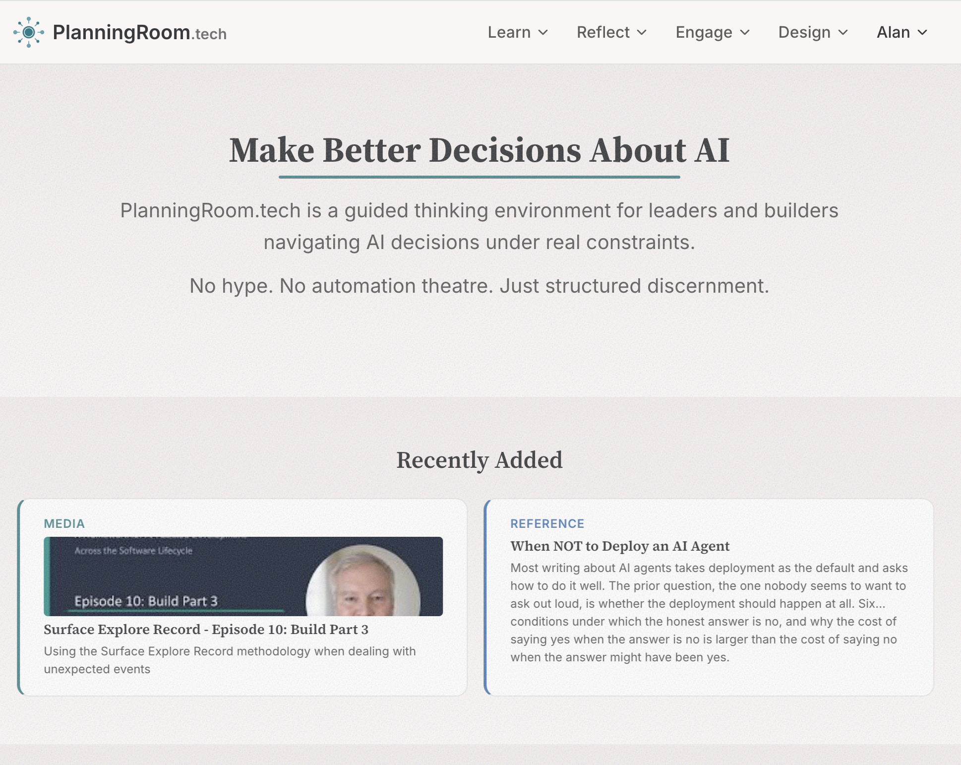PlanningRoom interface